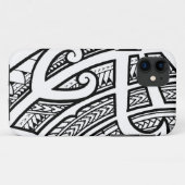 先峰とのはっきりしたな種族の入れ墨の島のデザイン Case-Mate iPhoneケース (裏面(横))