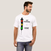 先延ばしにしないで……ワクチンを打て! Tシャツ (正面フル)
