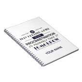 先延ばしのユーモアのジョーク ノートブック (右側)