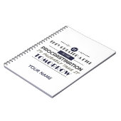 先延ばしのユーモアのジョーク ノートブック (左側)