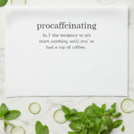 先延ばしの キッチンタオル