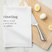 先延ばしの キッチンタオル (四つ折り)