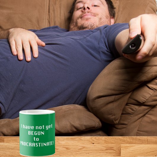 先延ばしはまだ始まらない コーヒーマグカップ