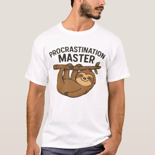 先延ばしマスター クラシックTシャツ Tシャツ (正面)