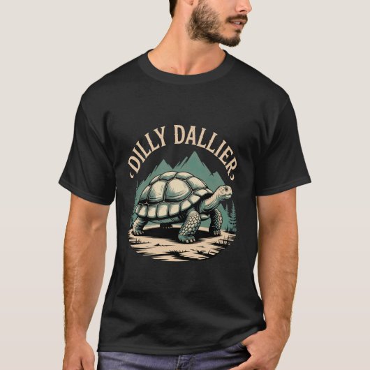 先延ばし+怠け+時間の無駄 Tシャツ (正面)