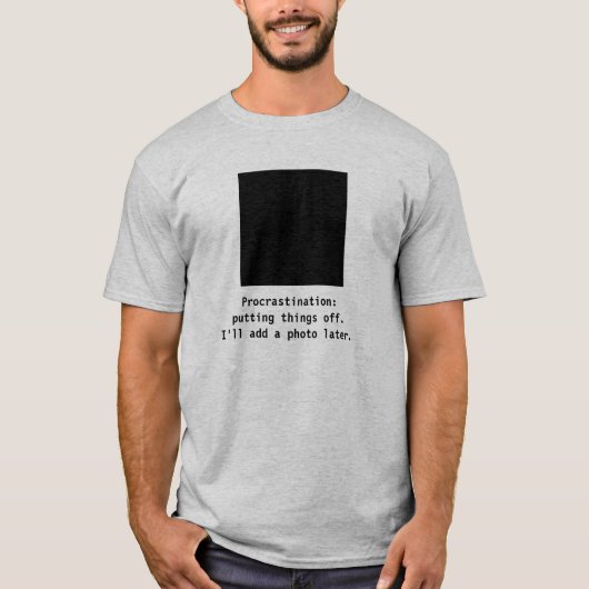 先延ばしTシャツ Tシャツ (正面)