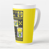 先延べ芸術 – マニアナ カフェラテマグ (右アングル)