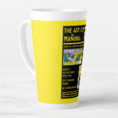 先延べ芸術 – マニアナ カフェラテマグ (左アングル)