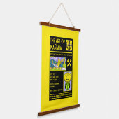 先延べ芸術 – マニアナ 吊り下げ型タペストリー (傾斜あり)