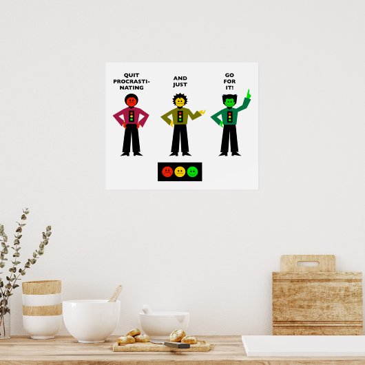 先延やめ化 ポスター (キッチン)