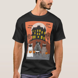 先攻ねこちゃん レトロ かわいい友達 Tシャツ