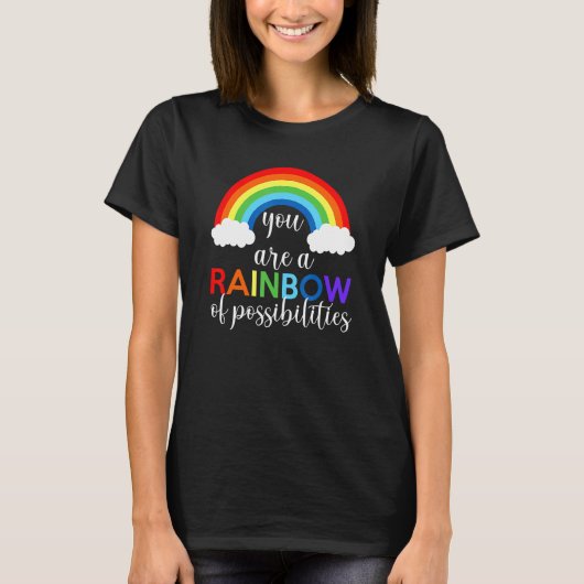 先生あなたは可能性の虹の教え Tシャツ (正面)