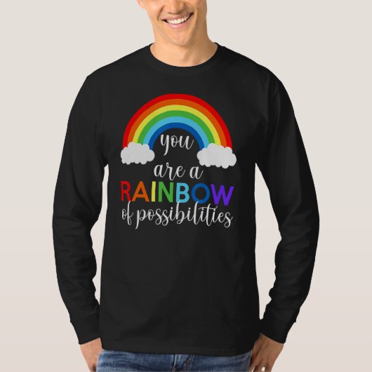 先生あなたは可能性の虹の教え Tシャツ (正面)