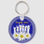 先生ありがとうキーチェーンデイジーと子供 キーホルダー (正面)