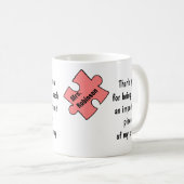 先生ありがとうギフトパーソナライズされた先生ギフト コーヒーマグカップ (正面右)