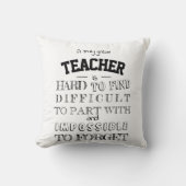 先生ありがとう感謝ギフトスクリプト クッション (正面)