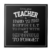 先生ありがとう感謝ギフト タイル (正面)