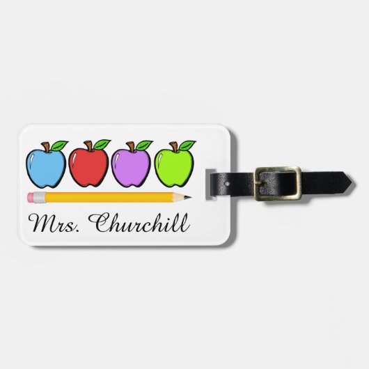 先生ありがとう荷物タグ – SRF ラゲッジタグ (正面横)