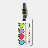 先生ありがとう荷物タグ – SRF ラゲッジタグ (正面縦)