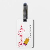 先生ありがとう荷物タグ – SRF ラゲッジタグ (裏面縦)