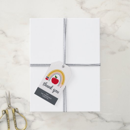 先生ありがとう ギフトタグ (より糸付き)