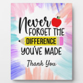 先生ありがとう フォトプラーク (正面)