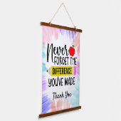 先生ありがとう 吊り下げ型タペストリー (傾斜あり)