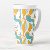 先生ありがとう - 名前入り カフェラテマグ (右アングル)