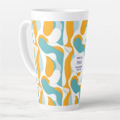 先生ありがとう - 名前入り カフェラテマグ (左アングル)