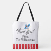 先生ありがとう – 戻る… トートバッグ (裏面)