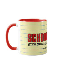 先生おもしろいの心の赤と黄色の名前