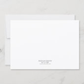 先生おもしろいの退職パーティの招待状 招待状 (裏面)