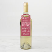 先生おもしろいクリスマスワインギフト ボトルネックタグ (ボトル)