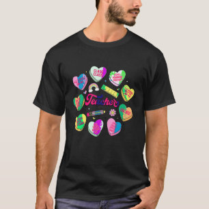 先生おもしろいハッピーバレンタインデー会話He Tシャツ