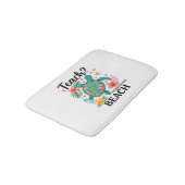 先生おもしろいビーチサマーカメ バスマット (アングル)