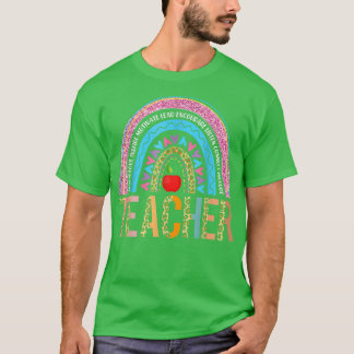 先生おもしろい先生デイボホレインボーTシャツ Tシャツ