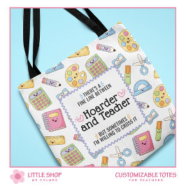 先生おもしろい学校給料倉庫カスタマイズ可能 トートバッグ