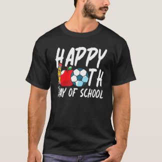 先生おもしろい学生鉛筆ハッピーScの100日目 Tシャツ