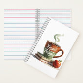 先生おもしろい感謝ギフト – 液体忍耐 ノートブック (内側)