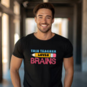 先生おもしろい新学期先生愛の脳 Tシャツ