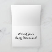 先生おもしろい退職金 カード (内部)