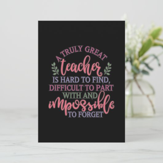 先生おもしろい鑑賞の日のアイディア カード (スタンド正面)