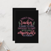 先生おもしろい鑑賞の日のアイディア カード (正面/裏面インサイチュ)