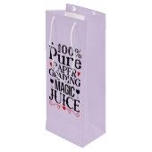 先生おもしろい魔法の評定ジュース ワインギフトバッグ (裏面アングル)