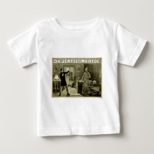先生およびハイド氏のJekyll奇妙な例 ベビーTシャツ (正面)