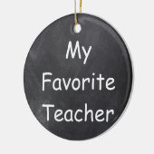 先生お気に入りのシャルボードデザインギフトアイディア セラミックオーナメント (左)