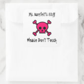 先生お願い私の物をtouchしない スクエアシール (バッグ)