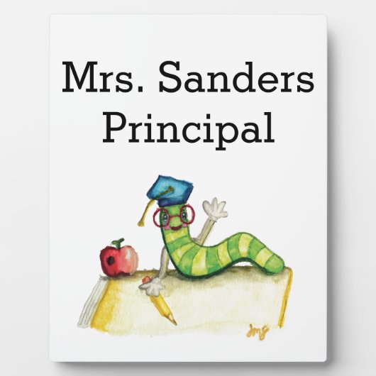 先生からのノート フォトプラーク (正面)