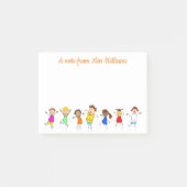 先生からのハッピーなメッセージ - 個別対応 ポストイット (正面)