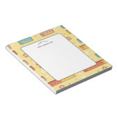 先生からのメモ 定規 ノート パターン メモ帳 (アングル)